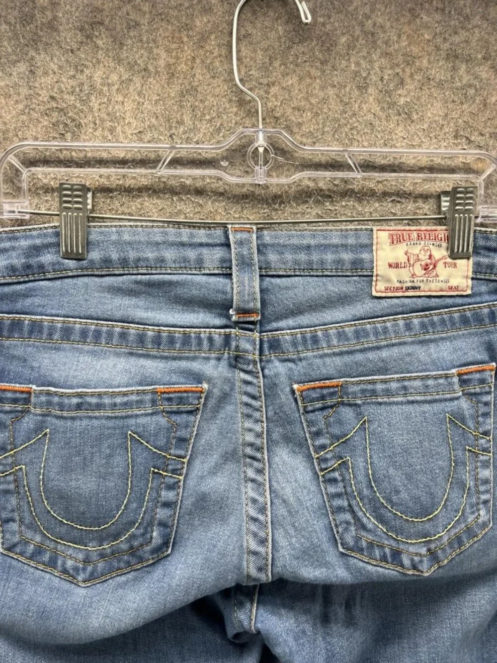 True Religion Curvy Skinny Jeans Womens 29 Blue Medium Wash Stretch Denim Pant